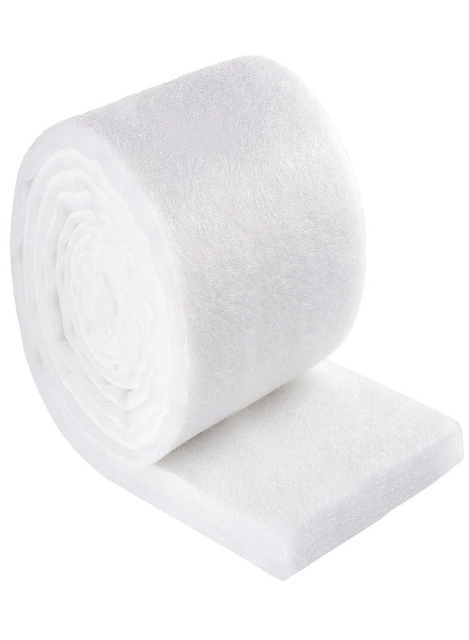 SHIGATSU Aquarium Filter Floss Rolls, 47.2 x 11.8 Inch White Cuttable Aquarium Filter Sponge for Fish Tank Filters & Small Ponds - Aquarium Filter Media for Freshwater or Marine Aquariums - Image 1